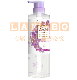 多芬(DOVE)天然植萃蝴蝶兰花香洗发露470ml 长效锁色柔顺护发 修护盈润洗发水洗发乳（无硅油）