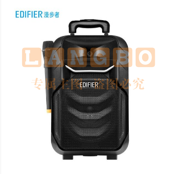 漫步者（EDIFIER）A3-8S 8英寸专业移动多媒体音响 广场舞音响 蓝牙拉杆音箱 户外音响 会议音响 黑色