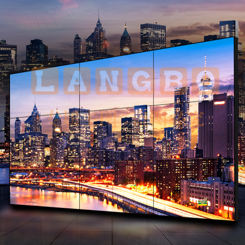 拼接屏 大屏幕 LG 49高清液晶拼接屏电视墙3.5mm监控器无缝led大屏幕单元