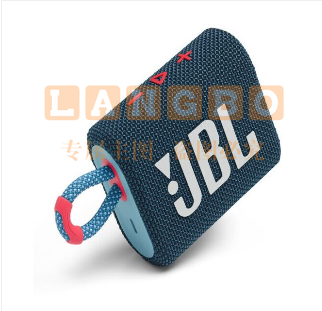 JBL GO3 音乐金砖三代 便携式蓝牙音箱 低音炮 户外音箱 迷你小音响 极速充电长续航 防水防尘设计 蓝拼粉色 pcyg-2021042710462