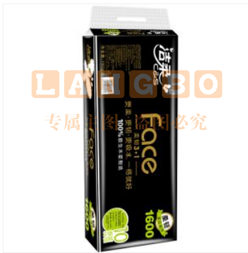 洁柔 蓝面子3层卷纸\140g/卷，12卷/提 