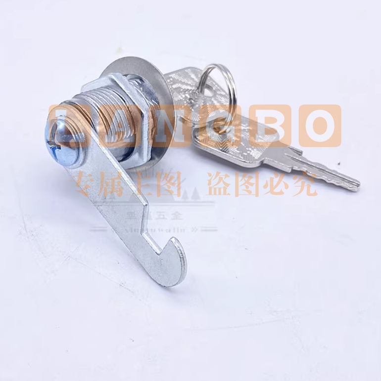 梅花103锁梅花转舌锁螺纹长16mm柜门锁铁皮柜子锁芯抽屉锁更衣储物柜锁档案信箱转舌锁