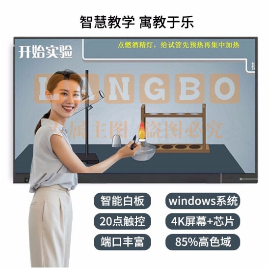 鸿合(HiteVision)65英寸 教学一体机会议平板电子白板 触控触摸显示器Windows单系统 i5 8G 256GHD-651S