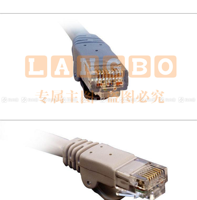 酷比客 L-CUBIC 超六类万兆网线 圆线 LCLN6ARRBE-15M 15米 (灰色)