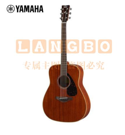 雅马哈（YAMAHA）FG850全桃花心单板吉他 民谣吉他 面单木吉他41英寸