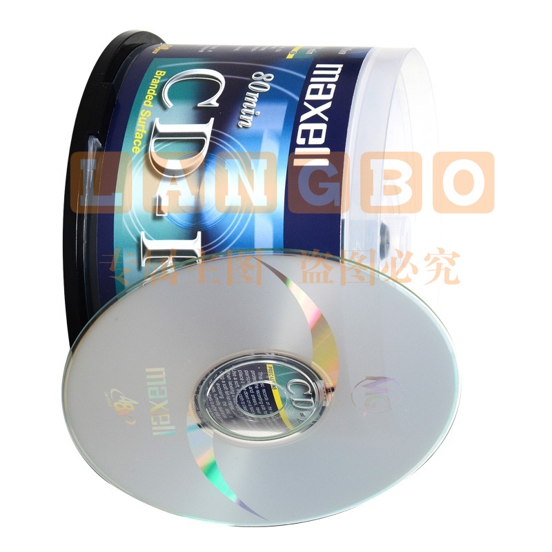 麦克赛尔 maxell 光盘 CD-R (银色) 50片/筒 (银盘) 48X 700MB