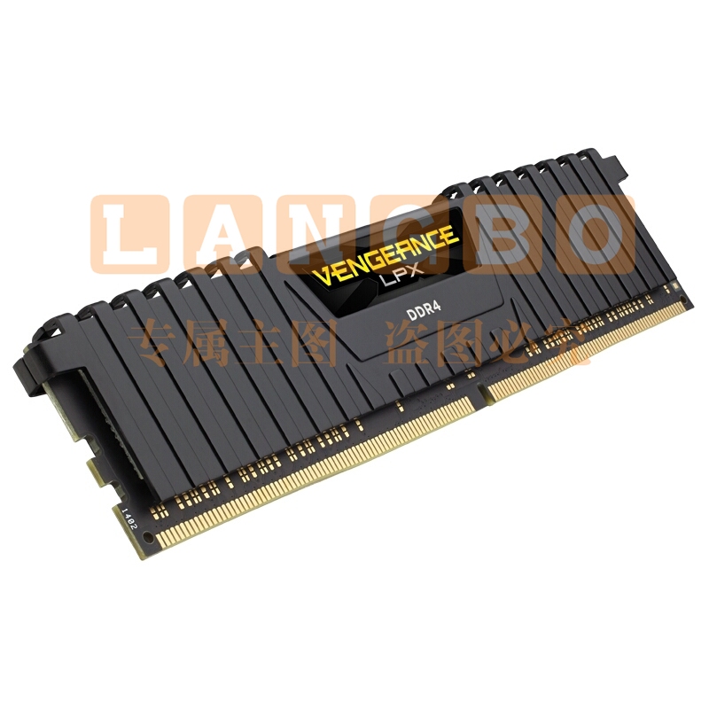 美商海盗船(USCORSAIR)DDR4 3200 8GB 台式机内存条 复仇者LPX系列 游戏型  TJHX04101127513510