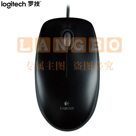 罗技(Logitech)M100r 鼠标 有线鼠标 办公鼠标 对称鼠标 大手鼠标 黑色