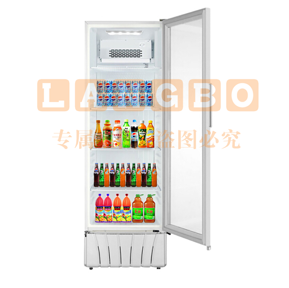 海尔（Haier）SC-412 大容积玻璃冷藏商用立式啤酒饮料展示柜冷柜