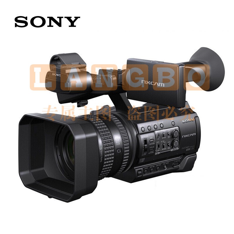 索尼（SONY）HXR-NX100 手持式摄录一体机 婚庆 会议 课程直播专业直播摄像机 官方标配