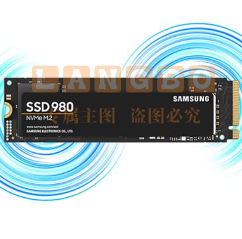 三星(SAMSUNG)1TB SSD固态硬盘 M.2接口(NVMe协议) 980(MZ-V8V1T0BW)