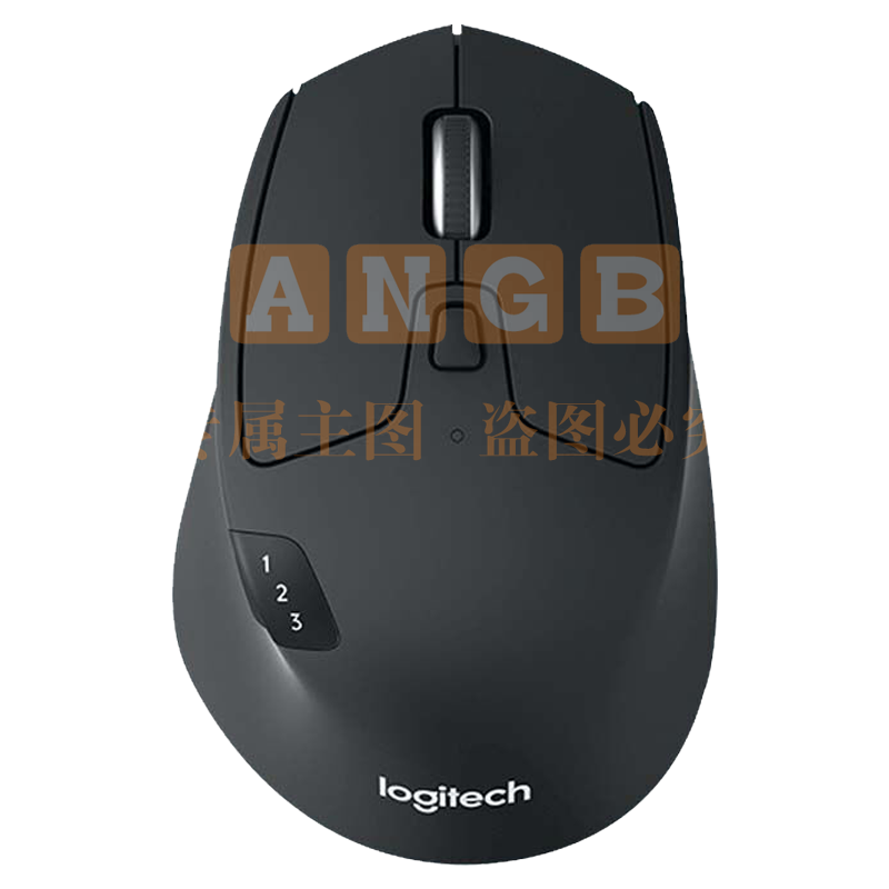 罗技（Logitech） M720 蓝牙优联双模家用办公无线鼠标 右手鼠标 大手鼠标 企业采购 黑色