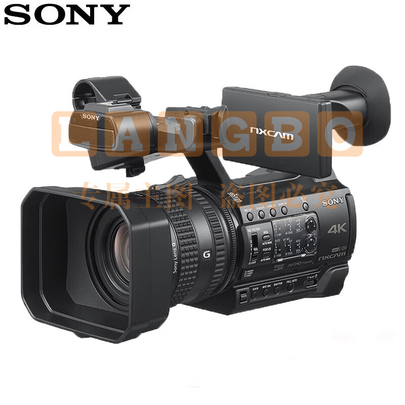 索尼（SONY）HXR-NX200专业摄像机 1英寸CMOS 手持式摄录一体机 4K高清视频 婚庆/会议/活动直播