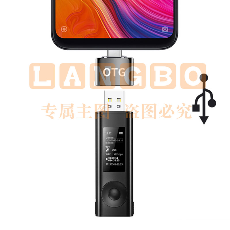 新科 (Shinco) 录音笔V-91 16G专业高清降噪远距离录音器 超长录音 会议采访 录音设备 黑色