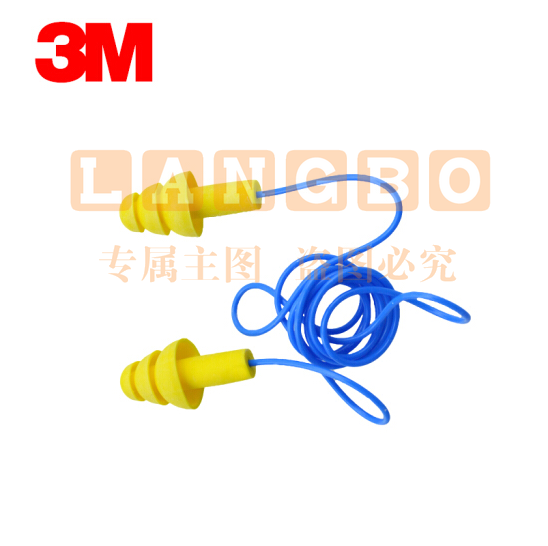 3M 降噪耳塞 340-4004防噪声耳塞 射击防护耳塞