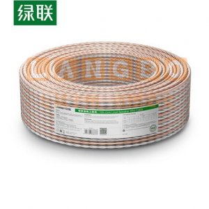 绿联 UGREEN AV159 音响线 80163 音频线音箱功放连接线 工程装修通用 1.0平方 100米