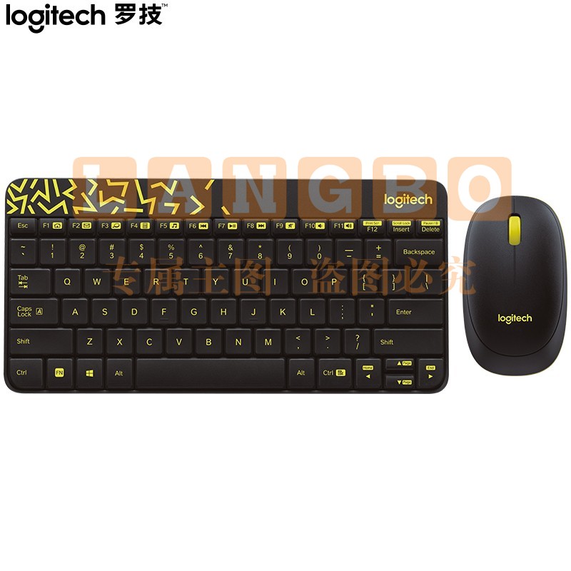 罗技(Logitech)MK240  Nano 键鼠套装 无线键鼠套装 办公键鼠套装  (XTGM2023072113183211黑色 带无线2.4G接收器