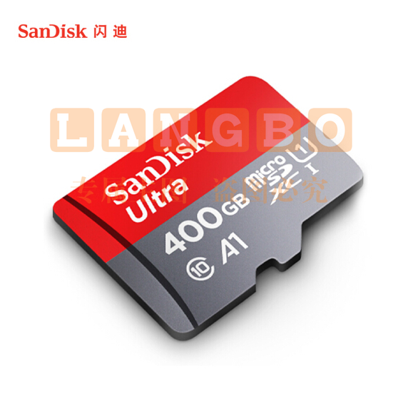 闪迪（SanDisk）400GB TF（MicroSD）存储卡 U1 C10 A1 至尊高速移动版内存卡SDSQUAR-400G-ZN6MA 读速120MB/s