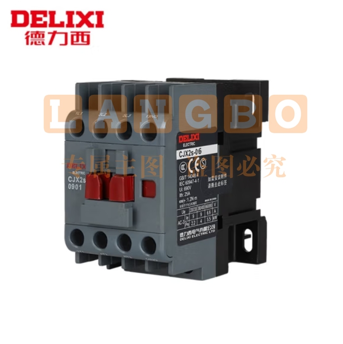 德力西 CJX2S-0901交流接触器36V