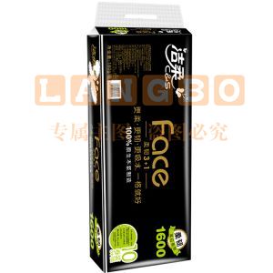 洁柔 蓝面子3层卷纸\140g/卷，12卷/提