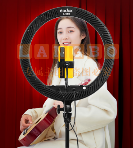 神牛（Godox）LR120环形补光灯LR120黑色+1.9m 灯架