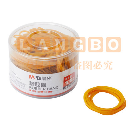 晨光（M&G）橡胶圈 橡皮筋乳胶圈牛皮筋100g一盒 ASC99334 办公用品 