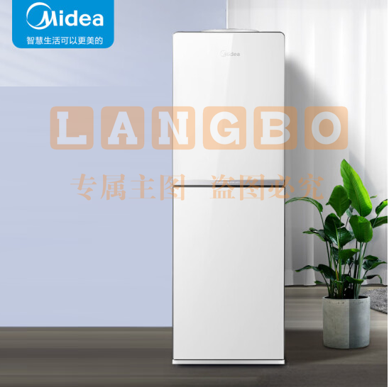 美的（Midea） YD1518S-X 饮水机 冷热 立式家用办公双封闭门旋钮式饮水器