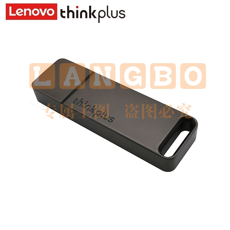 联想（thinkplus）USB3.1高速传输U盘 移动闪存优盘 金属商务U盘 大容量电脑优盘 TU100金属优盘 32G