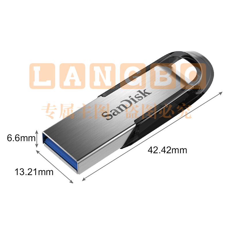 闪迪 (SanDisk) 128GB U盘CZ73 安全加密 高速读写 金属优盘 USB3.0