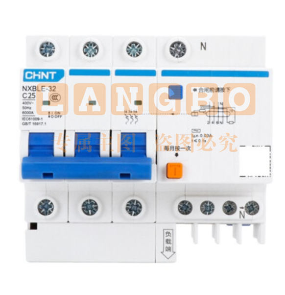 正泰(CHNT)小型漏电保护断路器 NXBLE-32-3P+N-C25