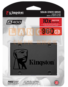 金士顿(Kingston) 960GB SSD固态硬盘 SATA3.0接口 A400系列