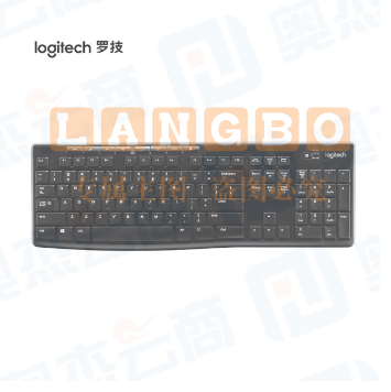 罗技（Logitech） K270 无线键盘 多媒体全尺寸 黑色