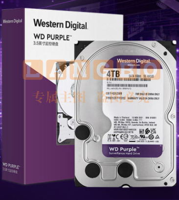 西部数据(Western Digital) WD42EJRX紫盘 4TB SATA6Gb/s 256M 垂直CMR 监控硬盘 pcyg-230901143849