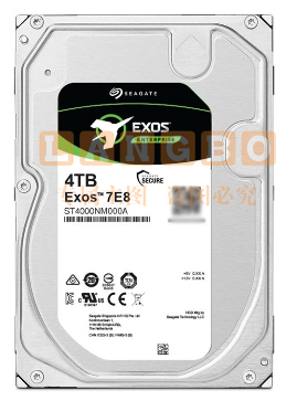 希捷(Seagate) 企业级硬盘 4TB 256MB 7200转 PMR CMR SATA 希捷银河Exos 7E8系列(ST4000NM000A)