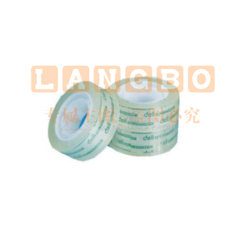 得力/deli 30011 透明胶带文具胶带 12mm*14Y（12卷/筒）10筒起售（可当天配送发货）
