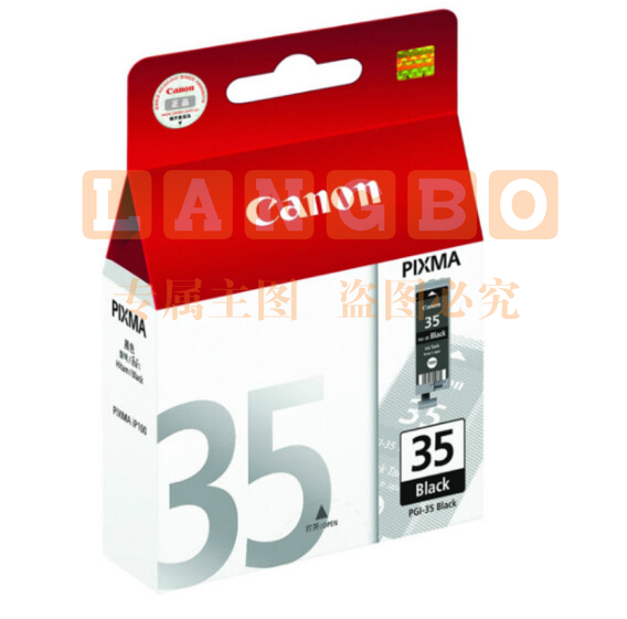 佳能（Canon）PGI-35BK 黑色墨盒（适用iP110、iP100）约191页 （可当天配送发货）