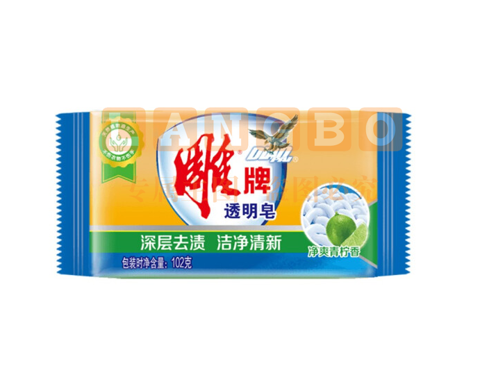 雕牌 102g 透明皂洗衣皂  TJRRSFYJD0131135515863（可当天配送发货）