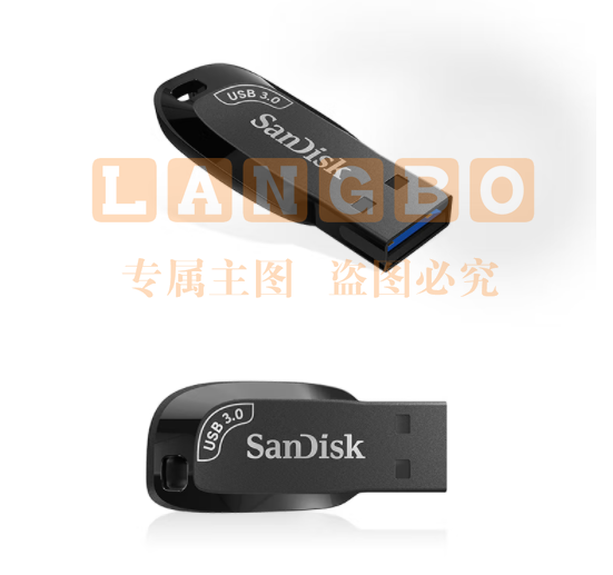 闪迪(SanDisk)64GB USB3.0 U盘 CZ410酷邃 读速100MB/s（可当天配送发货）