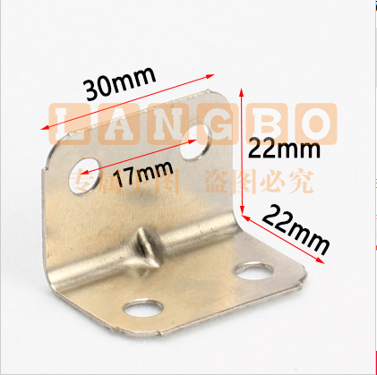 津峰 角码90度 直角加固定角铁L型角铁多孔直角五金件