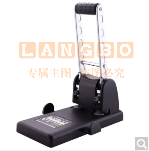 得力(deli)两孔重型打孔机档案装订打孔机配件冲头\/打孔机机垫 0130两孔重型打孔机(黑)(台)
