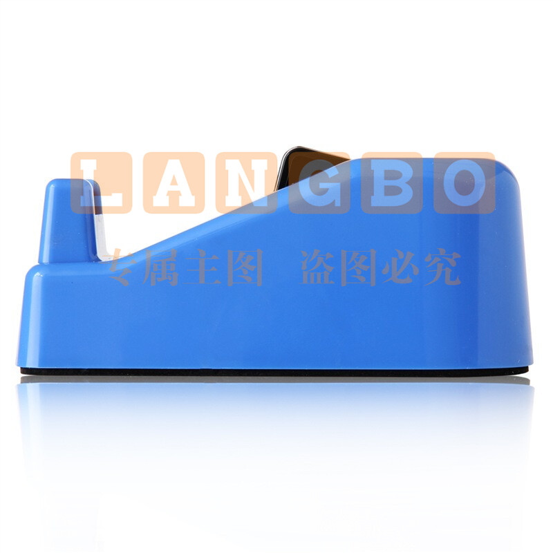 得力811小号胶带座切割器封箱器(胶带宽度 ≤18mm) 蓝灰随机