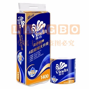 维达 V4069-2 卷纸 140g/卷 10卷/提 6提/包(单位 提)