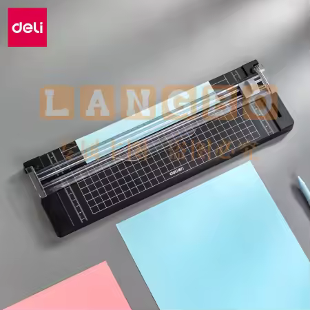 得力 14251 小型裁纸刀 A4 黑色