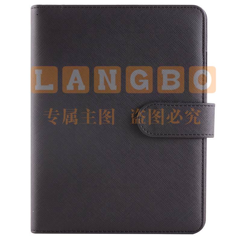 得力 3151 A5 高级仿皮活页记事本 100页(黑色)(单位 本)