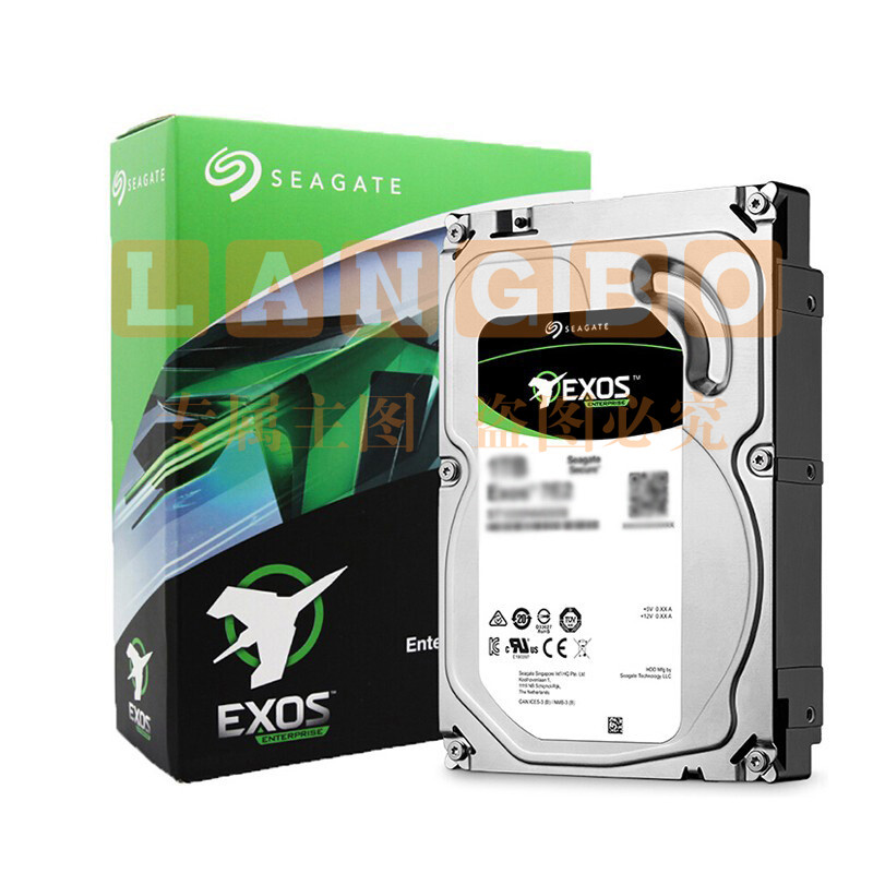 希捷(Seagate)企业级硬盘 8TB 256MB 7200转 PMR CMR SATA 银河Exos 7E8系列(ST8000NM000A)