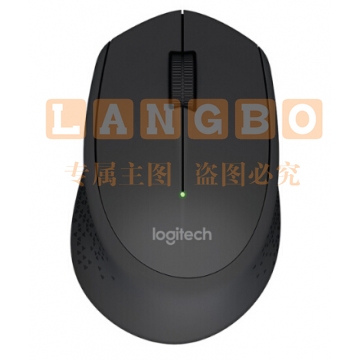 罗技(Logitech) M280无线鼠标光电笔记本电脑商务办公 黑色