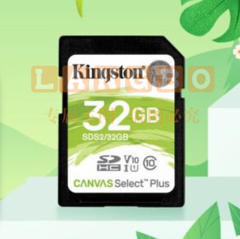 金士顿(Kingston)32GB SD存储卡 U1 V10 相机内存卡 sd卡大卡 支持4K 高速连拍 读速100MB/s