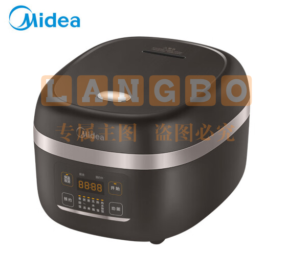 美的(Midea)电饭煲 4L智能家用IH加热多功能 精铁釜胆电饭锅HF40C9-FS【线下同款】