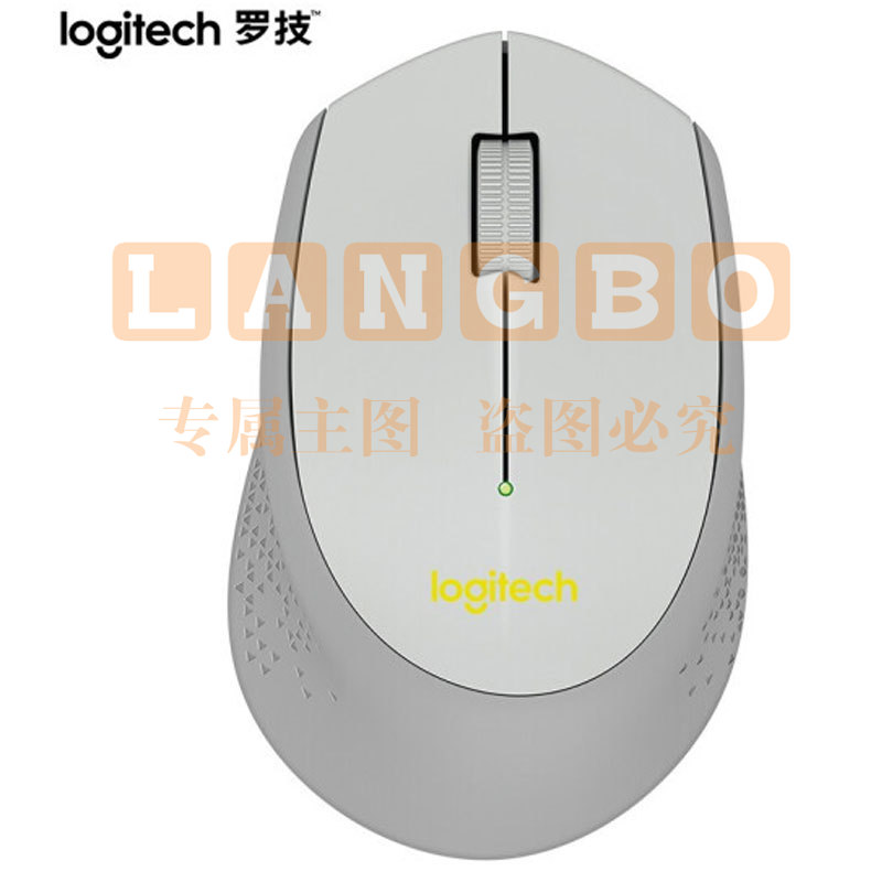 罗技(Logitech) M280无线鼠标光电笔记本电脑商务办公家用鼠标 M280灰色