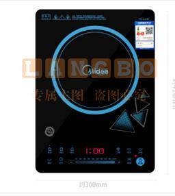 美的（Midea） 电磁炉 家用多功能触摸大功率炒菜电池炉+锅 C21-RH2145E